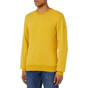 boundry Heren sweatshirt van biologisch katoen 36623372-BO02, mosterd, M, mosterd, M