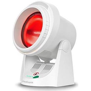 medisana IR 850 Infrarood warmtelamp 300 Watt, infraroodlamp om het welzijn te verbeteren, warmteradiator om de spieren te ontspannen, timerfunctie en UV-lichtbescherming