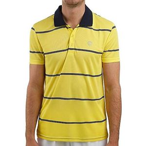 Limited Sports Heren Sports, Pip Polo Geel, Donkerblauw, S Bovenkleding, S
