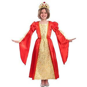 Carnival Toys – kostuum prinses voor meisjes unisex child, meerkleurig, 104-110 cm, 68138