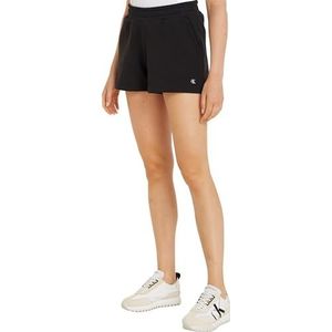 Calvin Klein Jeans Ck Embro Badge Shorts voor dames, zwart., XL