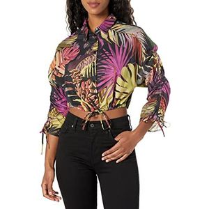 Desigual Cam_ona overhemd voor dames, zwart, L