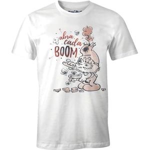 Les Schtroumpfs T-shirt voor heren, Wit, M