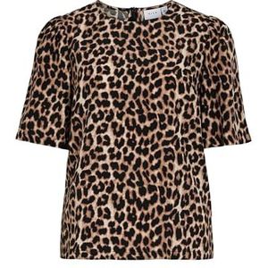 Vila Dames Viliopana Lio O-Neck 2/4 Top/Pr, Braziliaans zand, 44