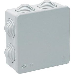 Waterdichte doos 80 x 80 mm.
