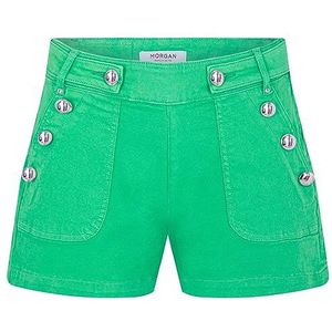 Morgan SHANOA damesshort met brug, groen, T40, Prairie, 38