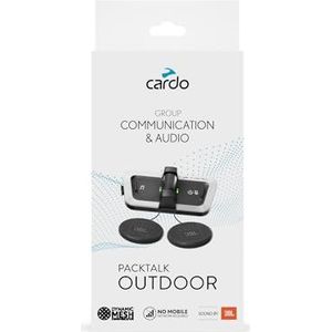 Cardo - Packtalk Buitenhelm Communicatiesysteem - Wit - Duo Pakket