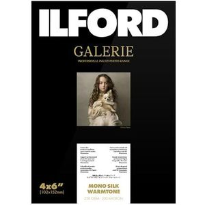 ILFORD GALERIE Mono Silk Warmtone 250 gsm 4 x 6 inch - 102 mm x 152 mm 100 vellen