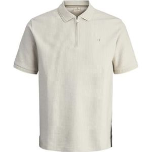 Jack & Jones - Cameron Zip Polo - Beige - Heren