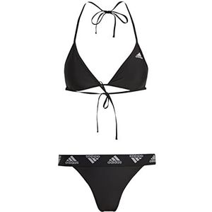 adidas Dames Triangle Bikini, Black/White, L