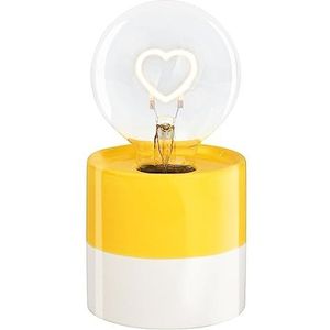 moses. Smile Decoratieve led-lamp met hart, op batterijen werkende tafellamp met ledlicht, decoratieve verlichting voor de hele woning, bruiloften of feesten