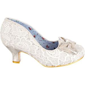 Irregular Choice Dazzle Razzle, Wit, Wide Fit UK 4 (EU37), Wit, 4 UK Wide