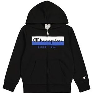 Champion Sweatshirt met capuchon voor kinderen en jongens, Zwart, 5-6 jaar