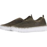 ILSE JACOBSEN Slip-on 'Tulip'  donkergroen