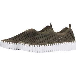 ILSE JACOBSEN Slip-on 'Tulip'  donkergroen