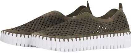 ILSE JACOBSEN Slip-on 'Tulip'  donkergroen