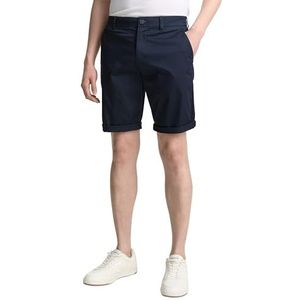 TOM TAILOR - Chino - Donkerblauw - Regular Fit - Knielengte