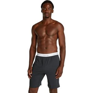 Calvin Klein Pyjamabroek voor heren, slaap, korte shorts, Zwart (BLACK), XL