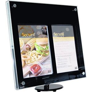 Securit LED externe menu/informatie display case polyacryl