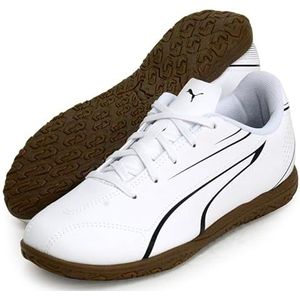 PUMA Vitoria IT JR Voetbalschoenen, wit zwart, 39 EU, Puma White PUMA Black, 39 EU