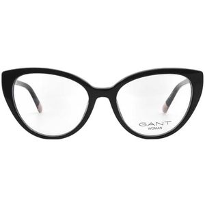 Gant GA4126 bril, glanzend zwart, 55/18/140 voor dames, Zwart