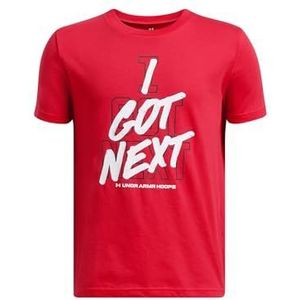 Under Armour - Hoops Next - Korte Mouw T-shirt - Rood - Junior