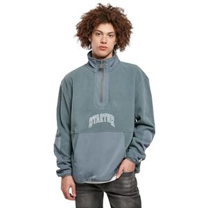 Starter - Black Label - Trui - Duifblauw - Ritssluiting