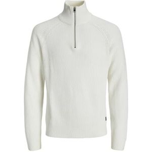 Jack & Jones - JJPannel - Trui - Wit - Schipperskraag