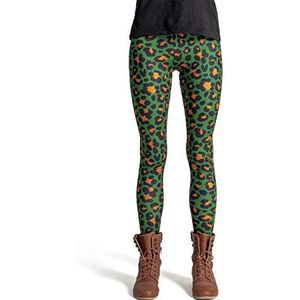 cosey - Bedrukte kleurrijke legging (one size) - Ontwerp luipaardmotief 7