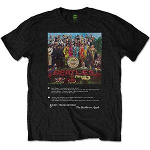 T-Shirt # M Black Unisex # Sgt Pepper