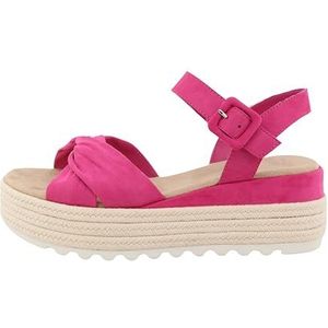 Tom Tailor Dames 7490110001 sandalen, donkerroze, 39 EU, Dkpink, 39 EU