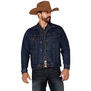 Wrangler Robuuste jeansjas voor heren, Antiek indigo., 2X