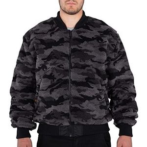 Alpha Industries MA-1 FLC Rev Bomber Jacket voor heren Black/Black Camo