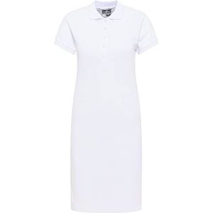 CLIMA IGLU Piqué-jurk voor dames, wit, L