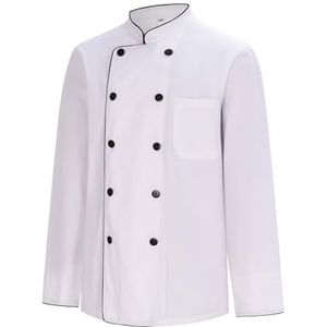 MISEMIYA - Kookjas - Wit - Korte Mouwen - Hoteluniform - Ref.8431