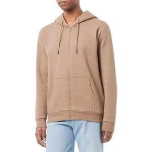 ONLY & SONS Onsceres Zip THR. Hoodie Sweat Noos jack met capuchon voor heren, caribou, M