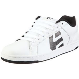 Emerica G-Code 6101000080 Uniseks sneakers voor volwassenen, Wit Zwart Print, 42 EU