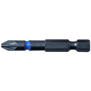 C.K T4560 PZ3LD blauw stalen slagschroevendraaier bit 50mm PZ3 kaart van 3, 50 mm