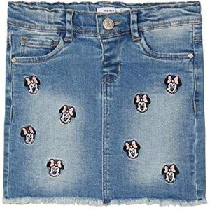 NAME IT Rok voor meisjes, blauw (medium blue denim), 98 cm