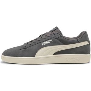 PUMA Unisex Smash 3.0 Sneaker, Koel Donkergrijs Warm Wit, 38 EU