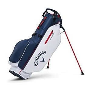 Callaway Golf 2022 Fairway C Standbag, enkele riem, marineblauw/wit/rode kleur
