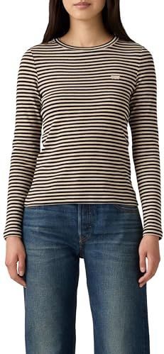 Levi's Essential Hm Ls Tee Cassie Stripe Anthra, Cassie Stripe Anthra, S