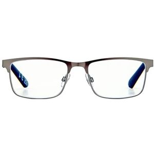 Foster Grant ""Lariks"" blauw licht leesbril, Gunmetal Grey, meervoudige vergroting, Geweer, +2.00 Magnification