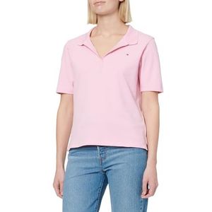 TOMMY HILFIGER Dames ADP 1985 REG PIQUE POLO SS WW0WW45876, roze, XXS, Roze (Klassiek Roze), XXS