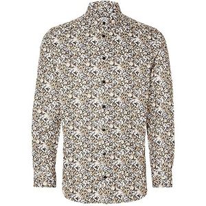 SELECTED HOMME Slim Fit Overhemd SLHSLIMSOHO ETHAN met All Over Print Dark Sapphire