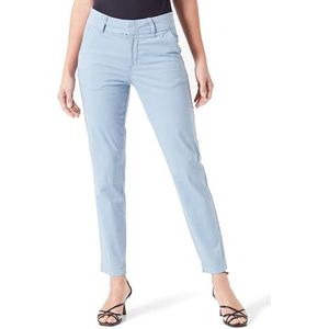 Part Two Damesbroek, slimfit, cropped lengte, hoge taille, regular waisted, dames, Faded Denim, 34