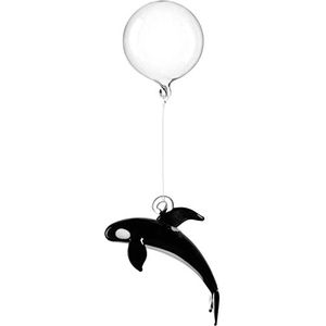 LEONARDO HOME Orca Leonardo MARE 8 cm, 059062, glas, zwart wit, 6 cm