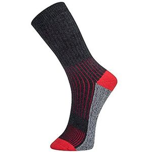 Portwest SK12 Hiker Sok, Zwart, Normaal, Grootte 39-43