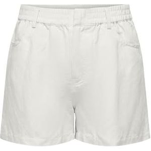 Onlwindy Life Mw Linen Bl Shorts PNT, cloud dancer, L