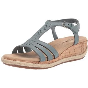 Easy Street Dorinda Damessandalen met sleehak, blauw, 44 EU